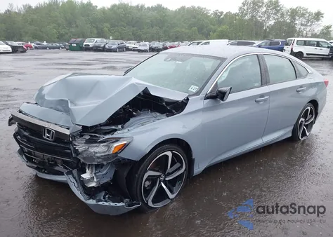 2022 Honda Accord Sport из США, поврежденный, VIN 1HGCV1F37NA075335